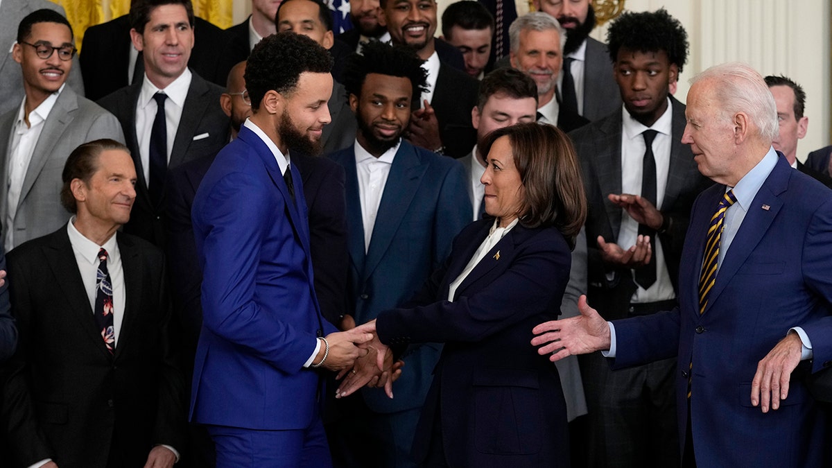 Harris and Steph Curry