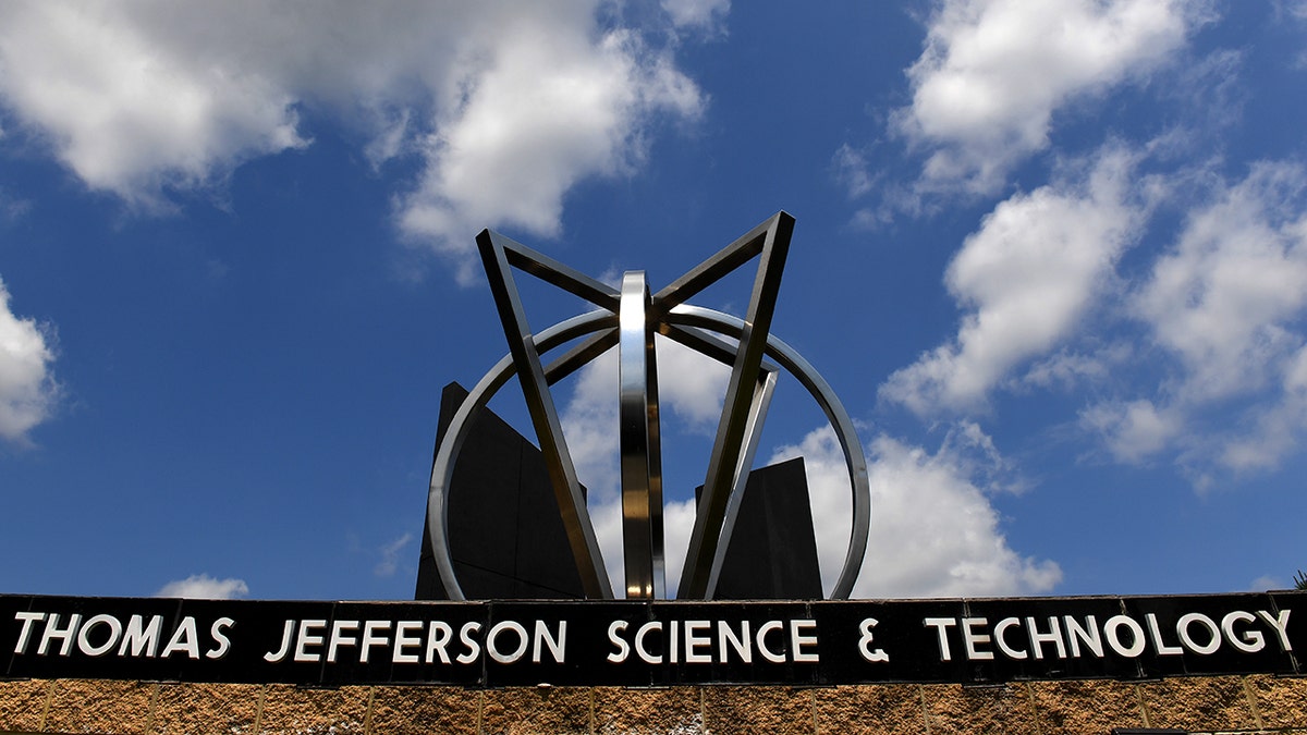 Thomas Jefferson High School sign