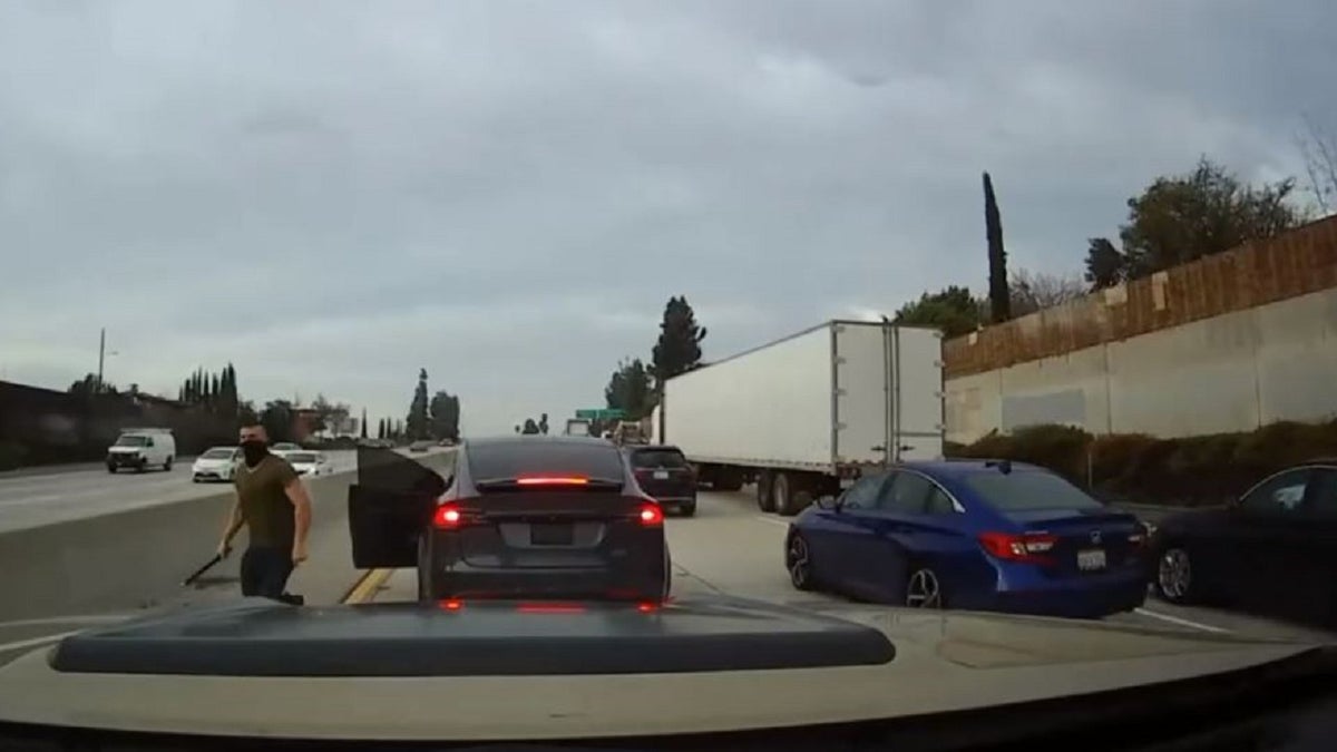 Tesla road rage