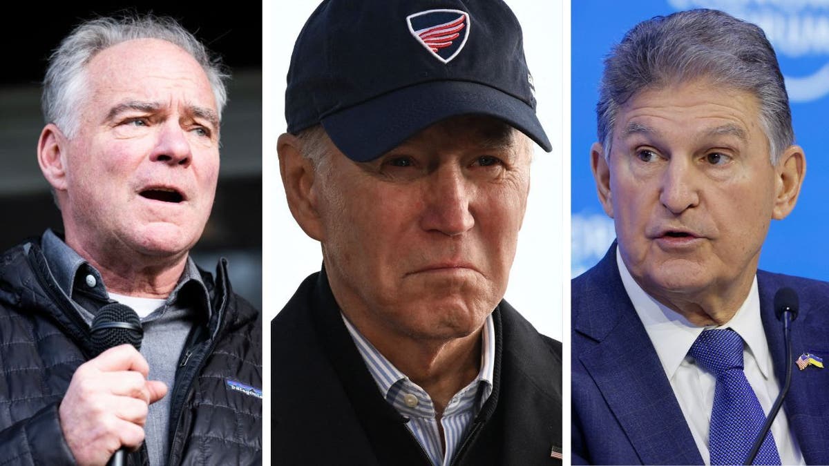 Tim Kaine, Joe Biden and Joe Manchin