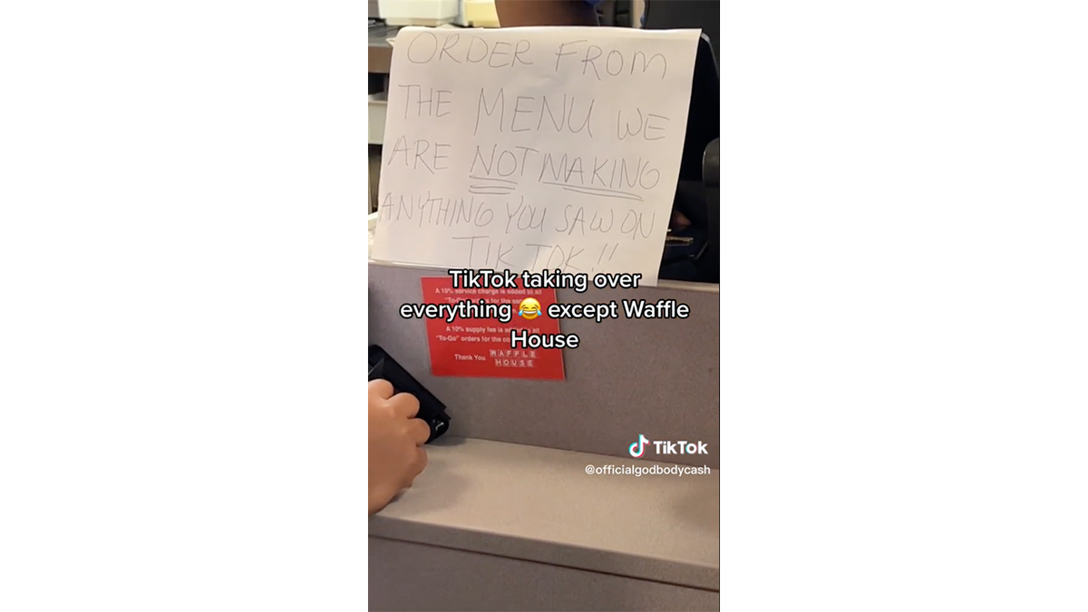 Waffle house on TikTok