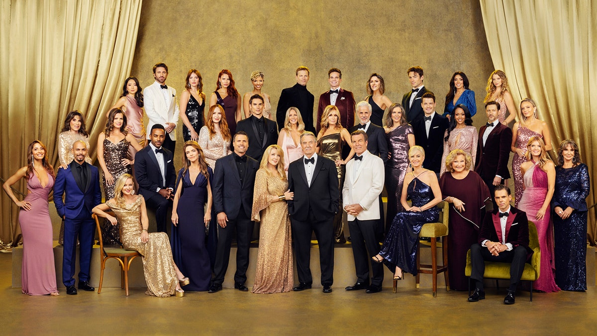 Cast of "The Young and the Restless"