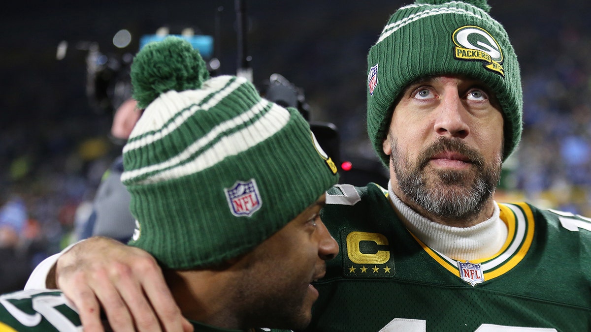 Aaron Rodgers and Randall Cobb
