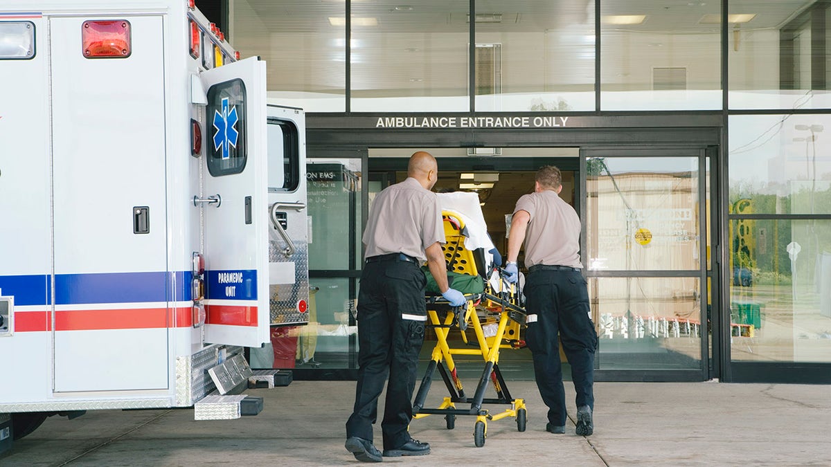 ambulance hospital entrance
