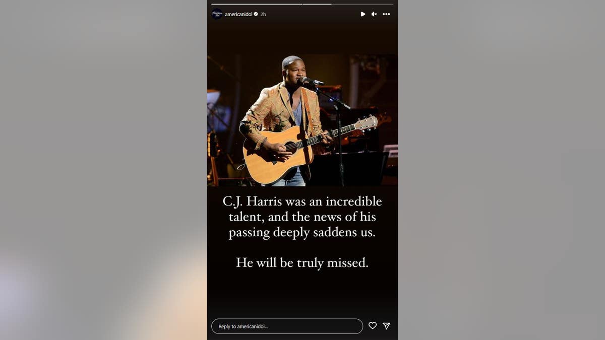 American Idol singer C.J. Harris dead
