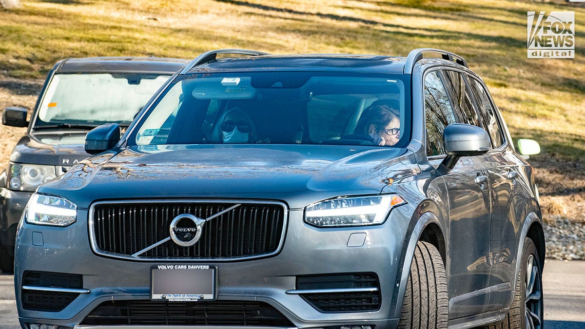 Woman drives gray volvo in Cohassett, MA