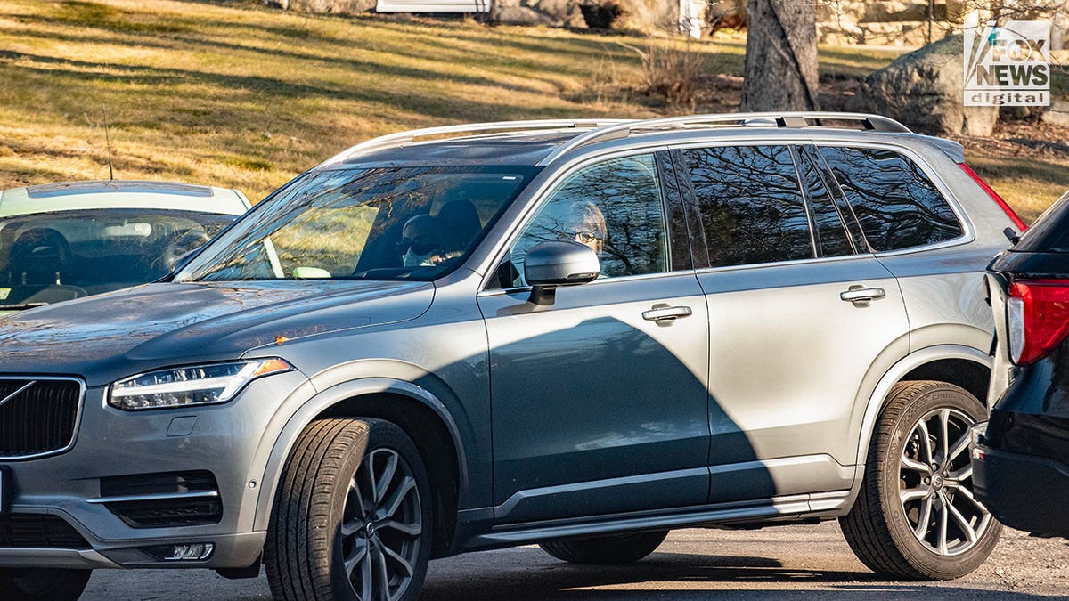 Woman drives gray volvo in Cohassett, MA