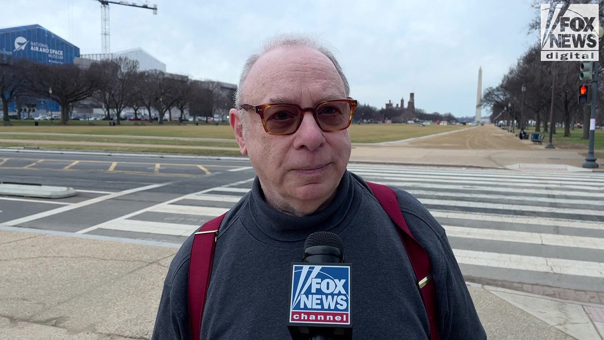 Man in Washington, D.C. comments on Republican-controlled House