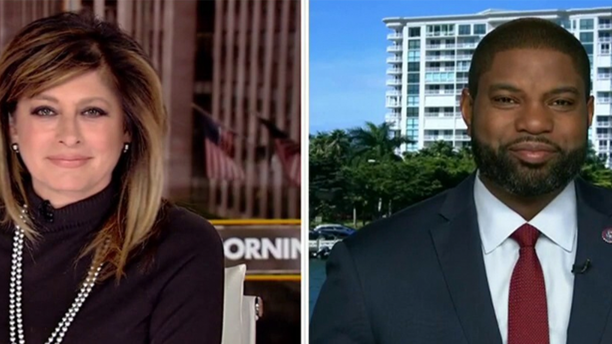 Rep. Byron Donalds and Maria Bartiromo.