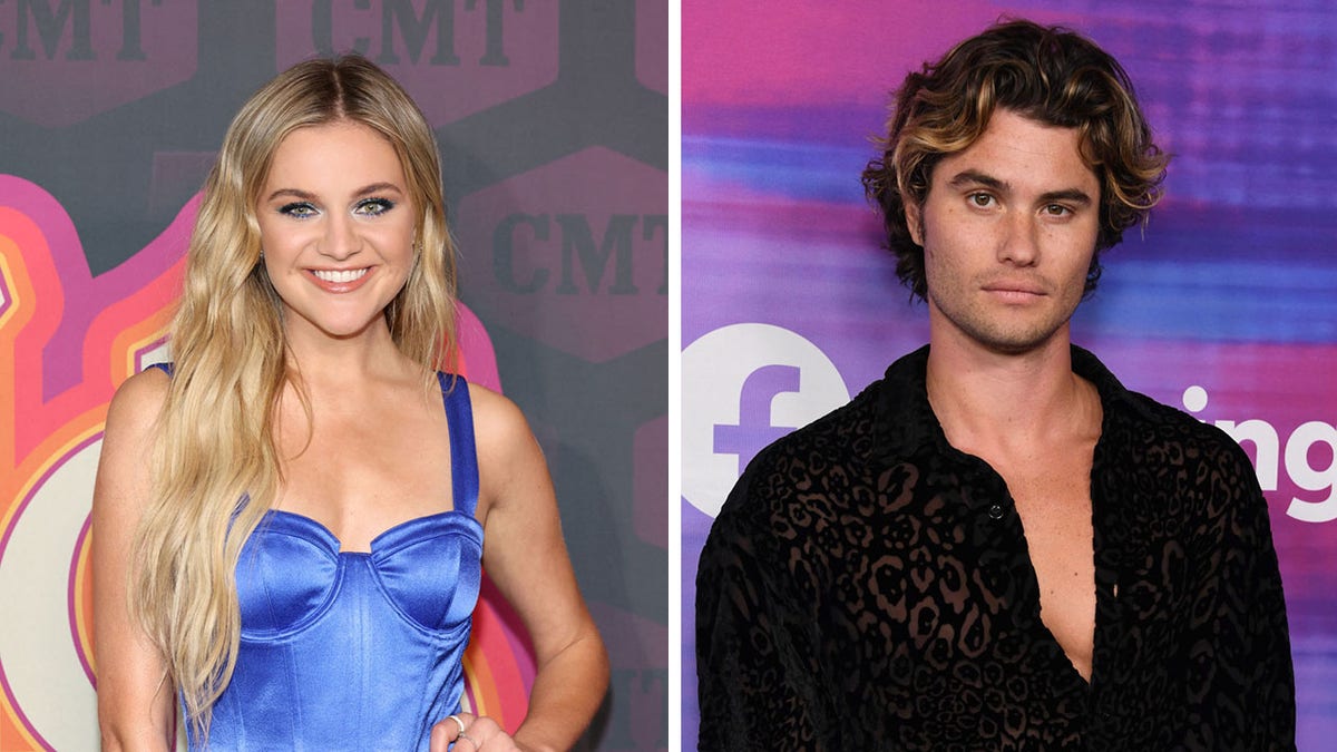 Side by side of Kelsea Ballerini and rumored boyfriend Chase Stokes