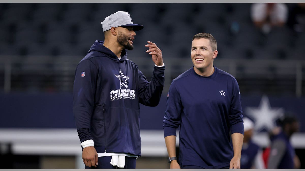 Dak Prescott and Kellen Moore talk