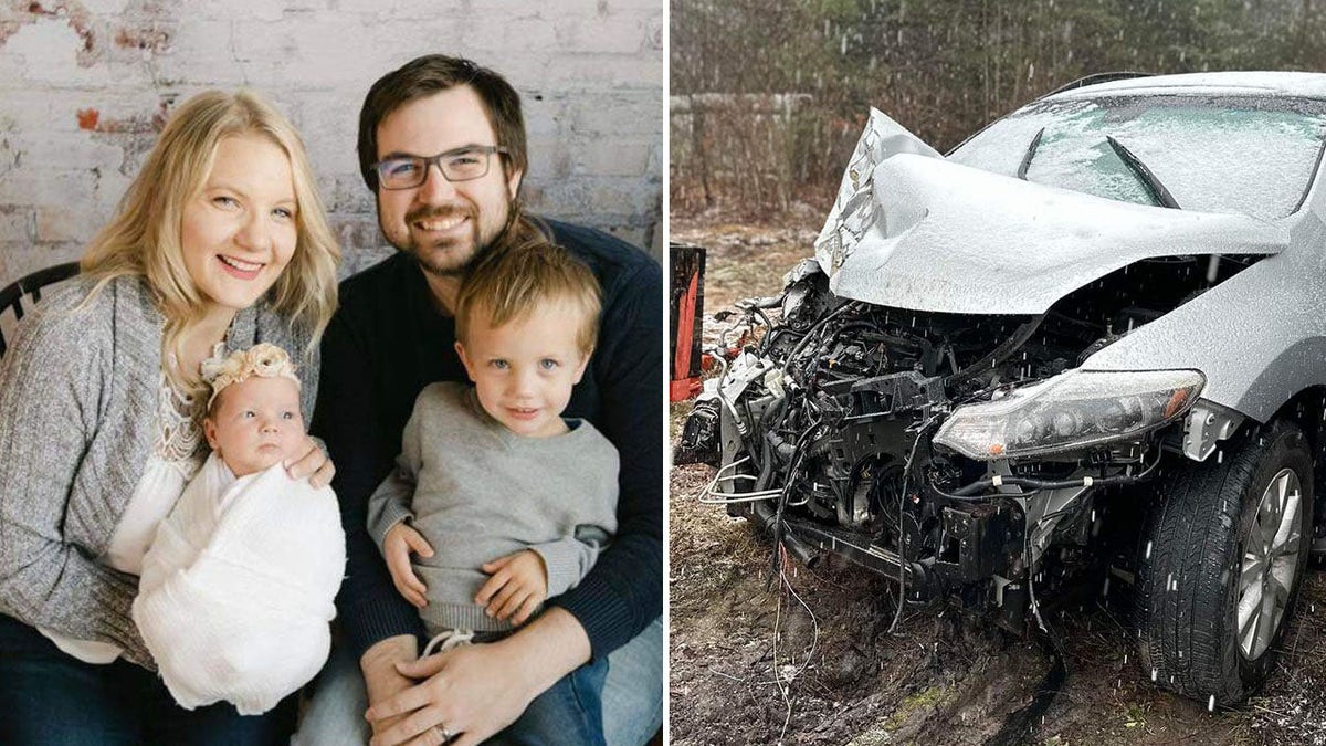 split car crash and Ayers family