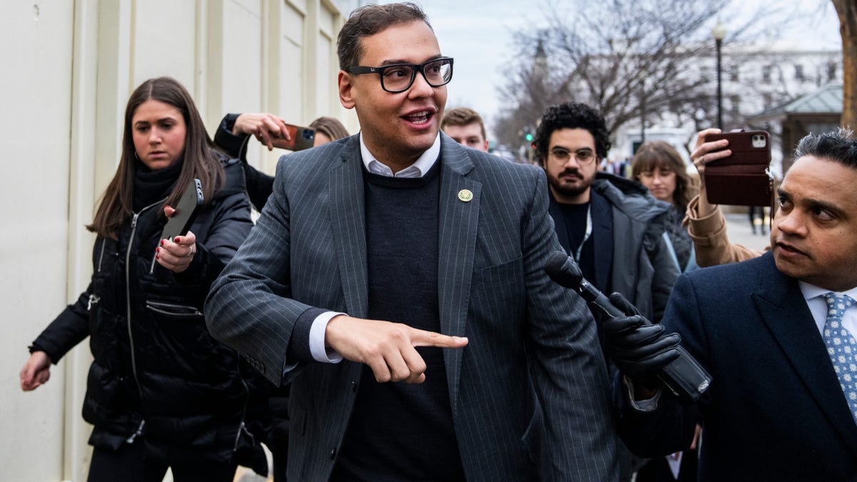 Rep. George Santos on Capitol Hill