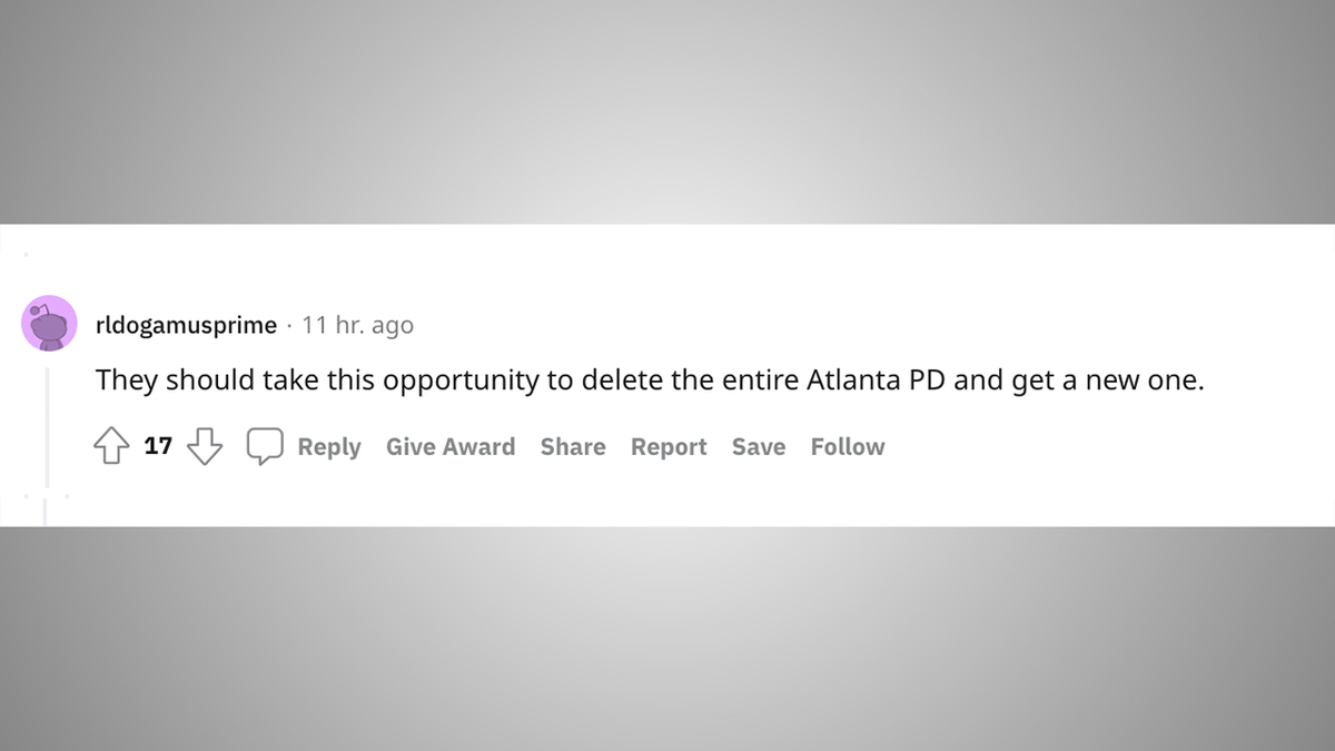 Reddit user abolish Atlanta PD