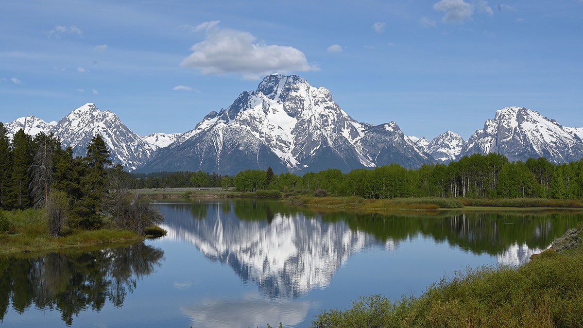 Grand Teton mountain range 