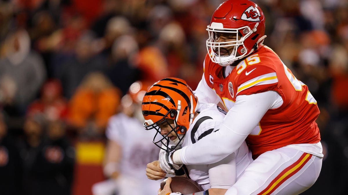 Bengals QB Joe Burrow was on Chiefs DT Chris Jones' mind, and tackling  dummies, during 2022 offseason - A to Z Sports