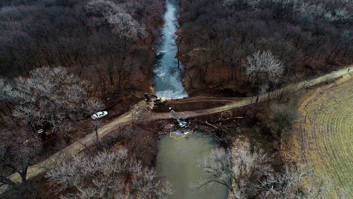 Keystone pipeline spill