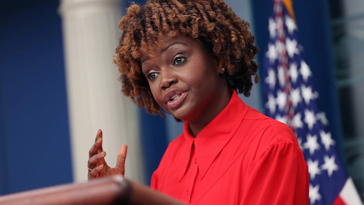 White House press secretary Karine Jean-Pierre