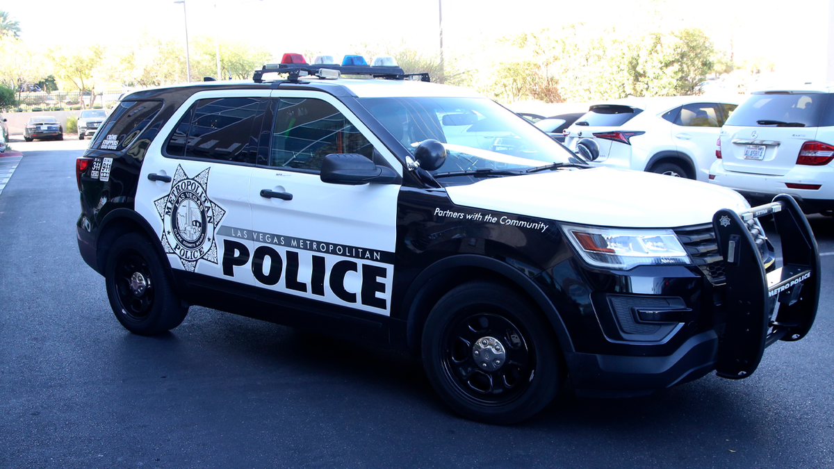 A Las Vegas Metropolitan Police Department vehicle