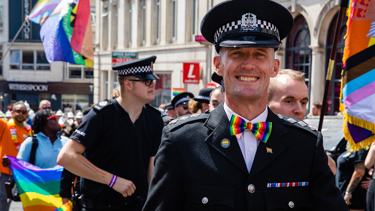 UK police at gay pride event