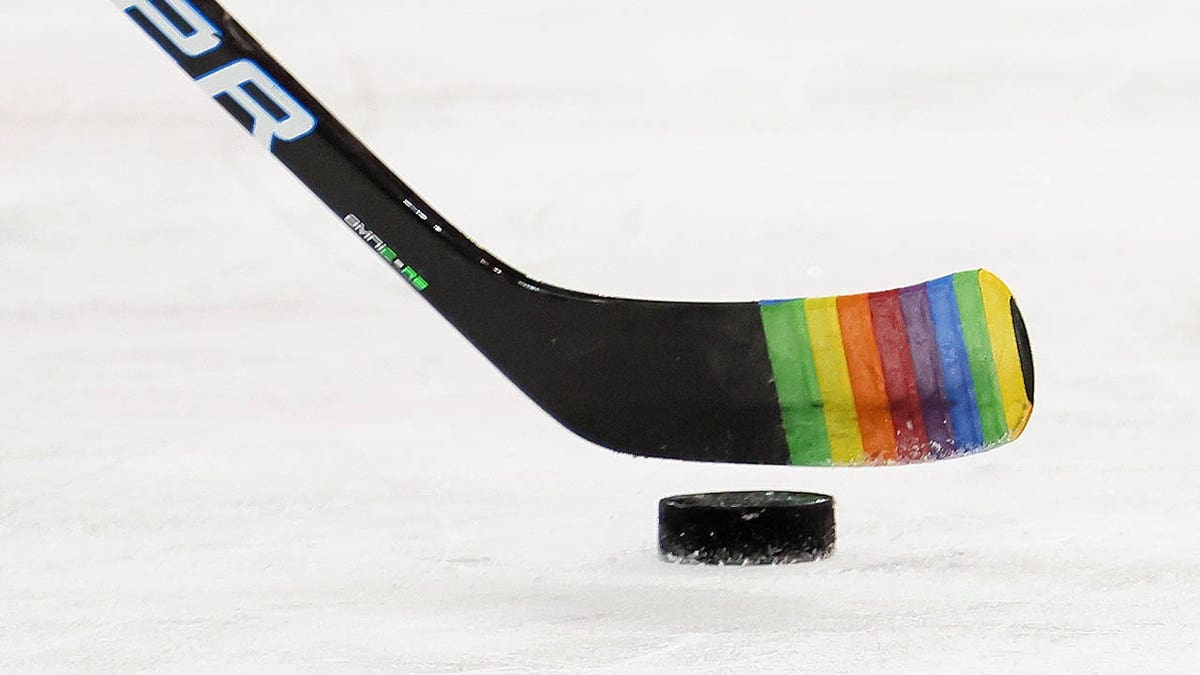 LGBTQ hockey stick