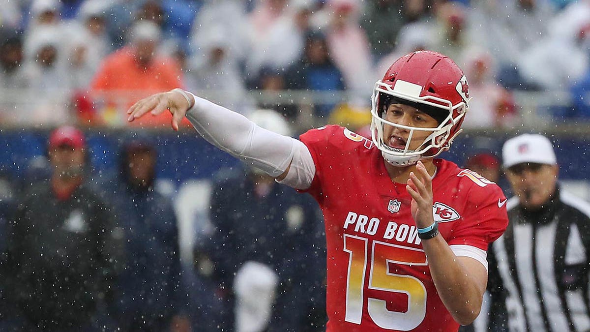 Patrick Mahomes in Pro Bowl