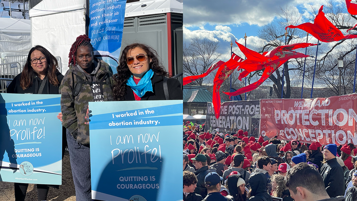 photo of ex-abortion clinic workers at March for Life