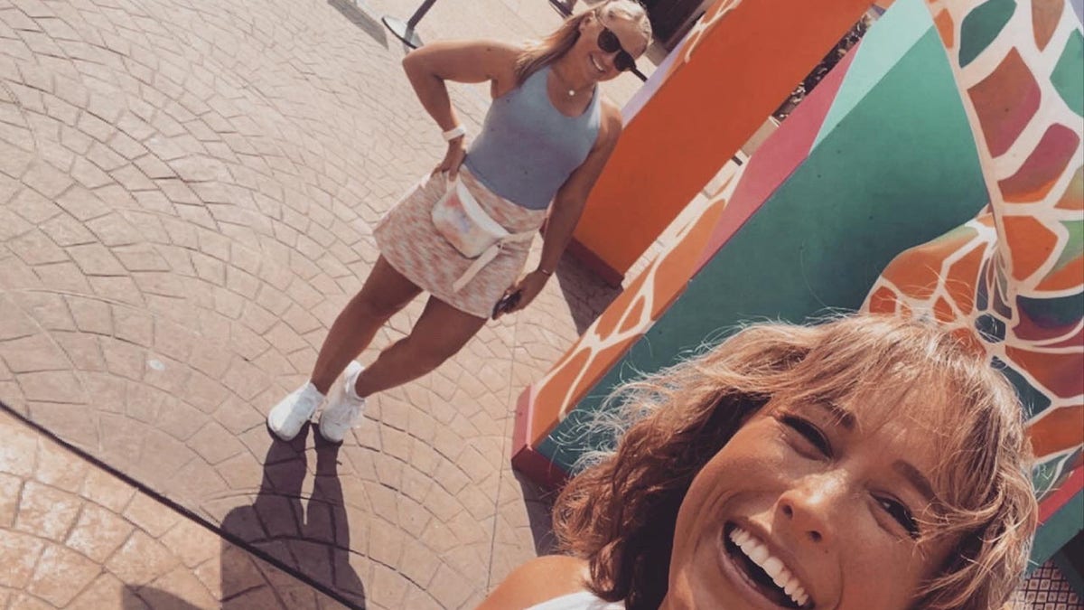 Marissa Baker and Patty Kulak, best friends