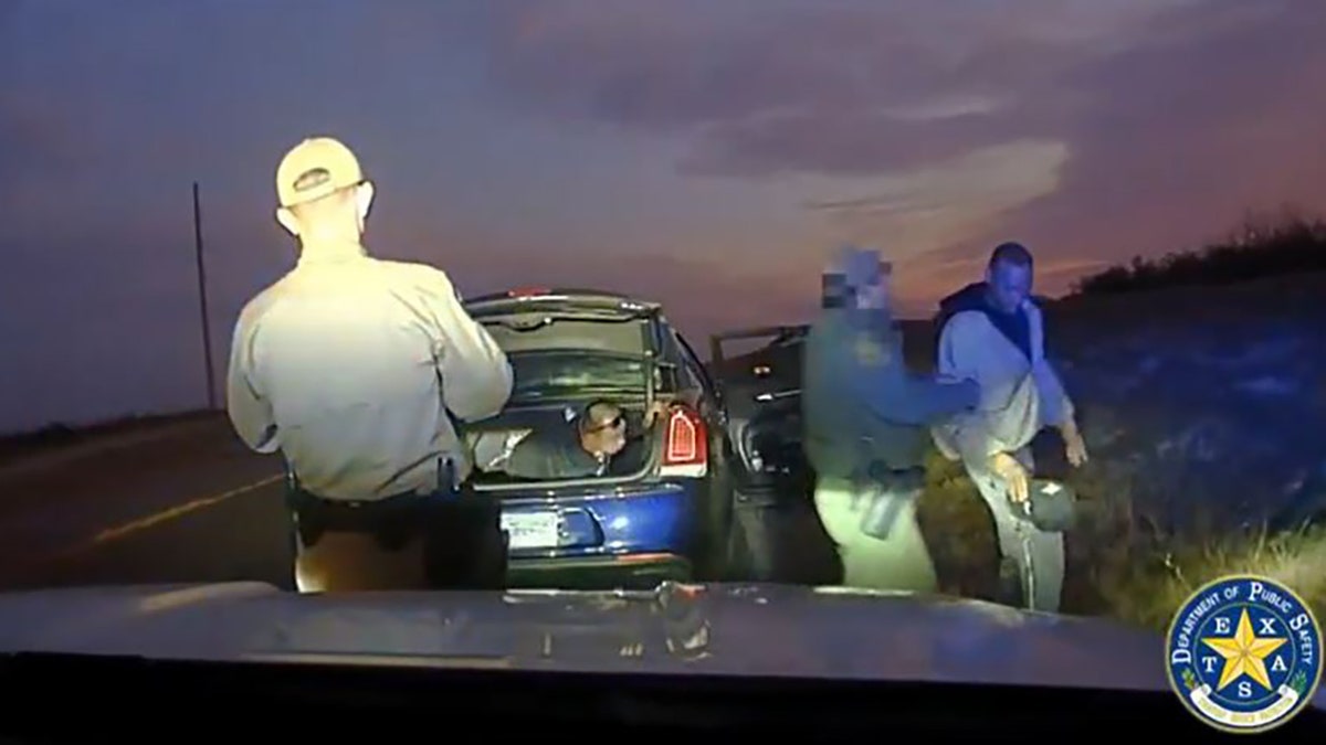 illegal immigrants in car trunk