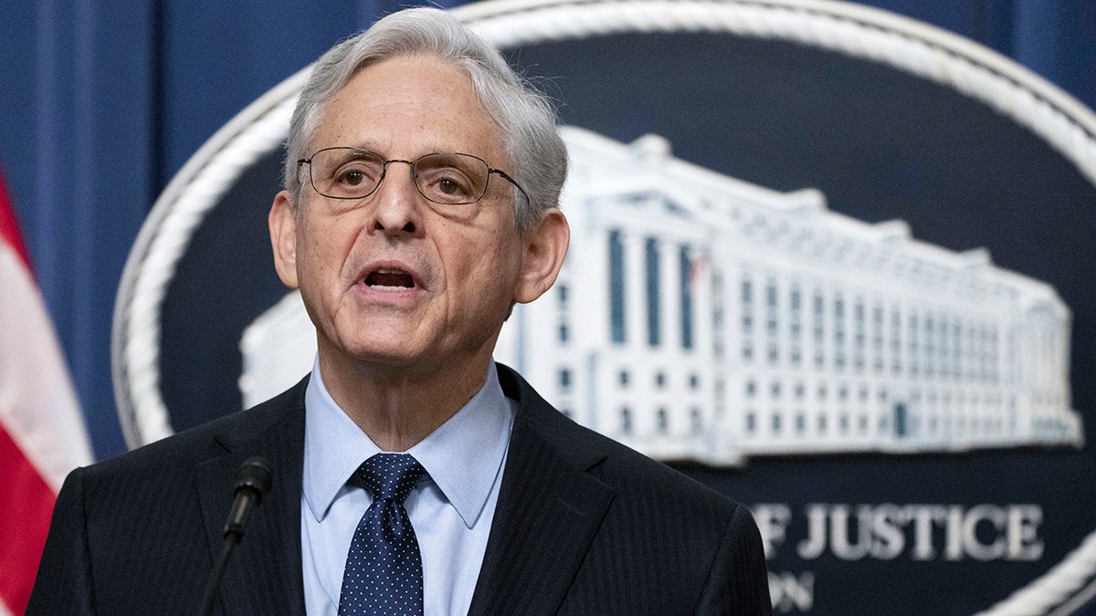 Attorney General Merrick Garland speaking