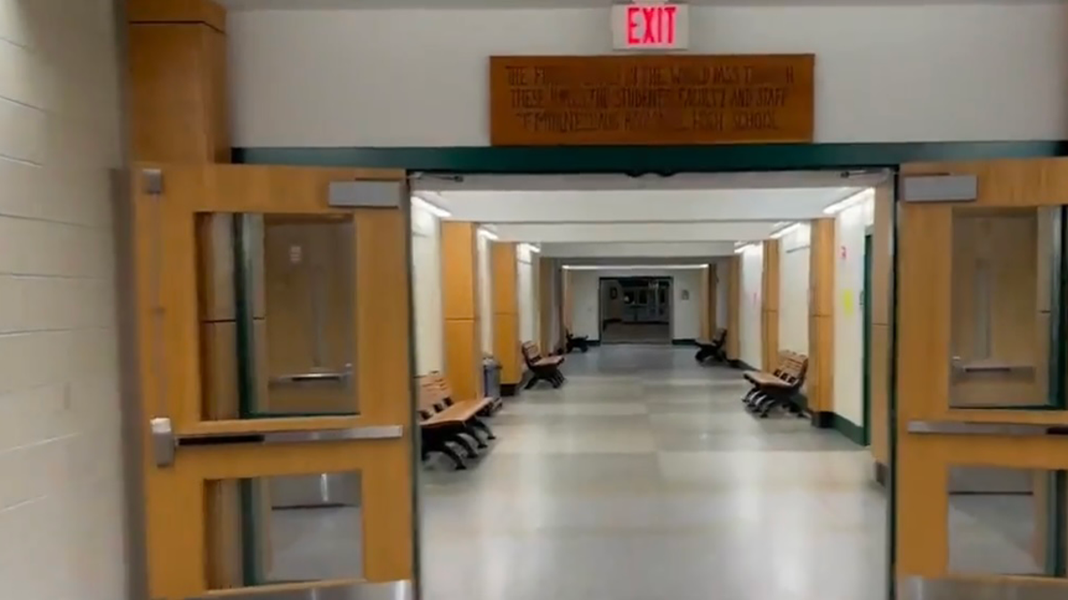 massachussets high school hallway