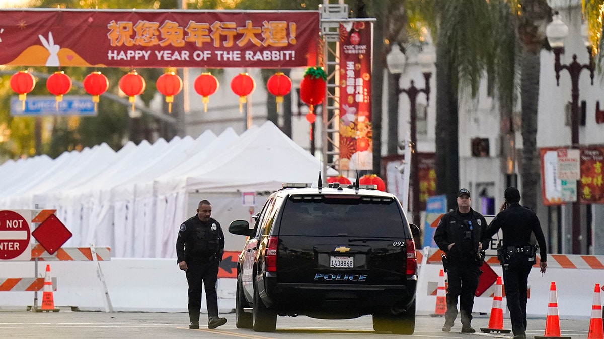 police at site of Lunar New Year celebreation