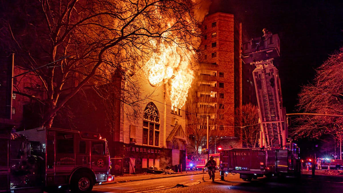 Portland historic church destroyed
