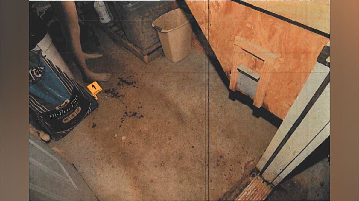 Photo from Alex Mudraugh crime scene from trial exhibits