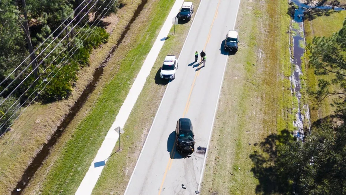 FHP crash site after house party