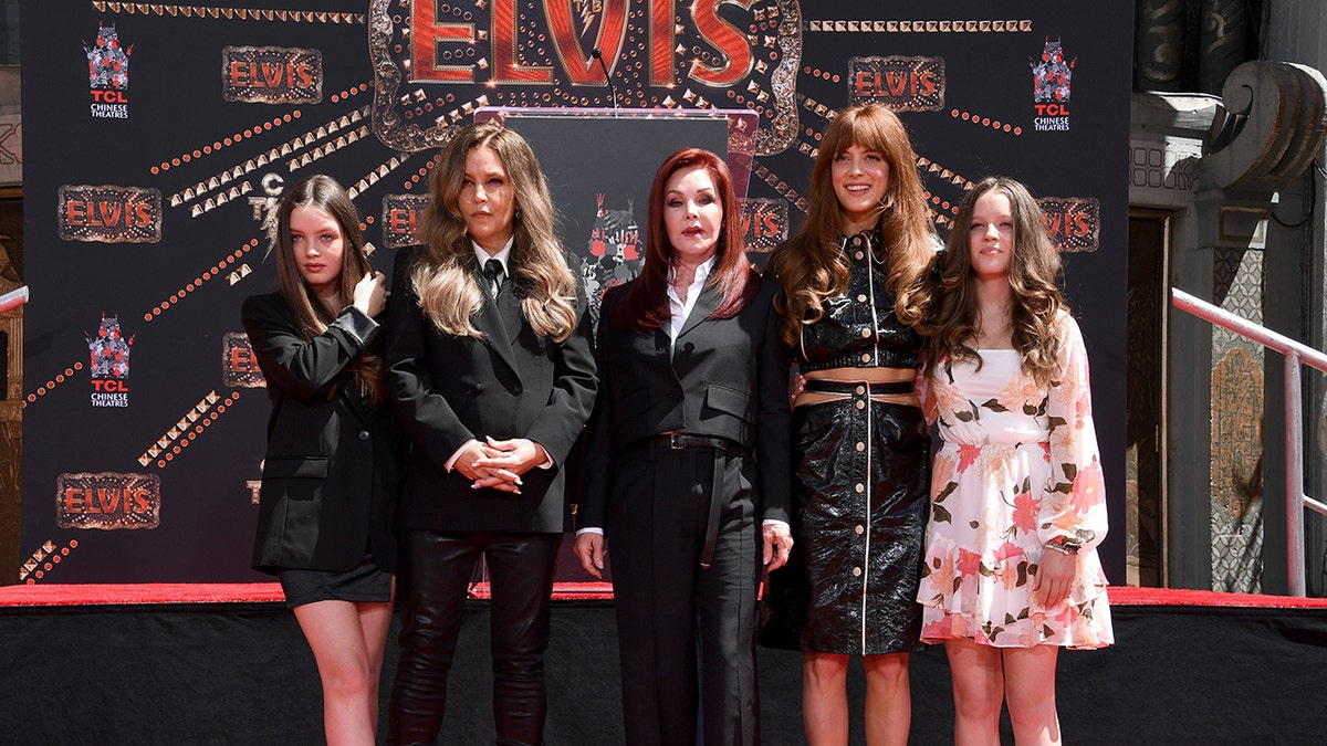 Presley family in Hollywood for Elvis honors
