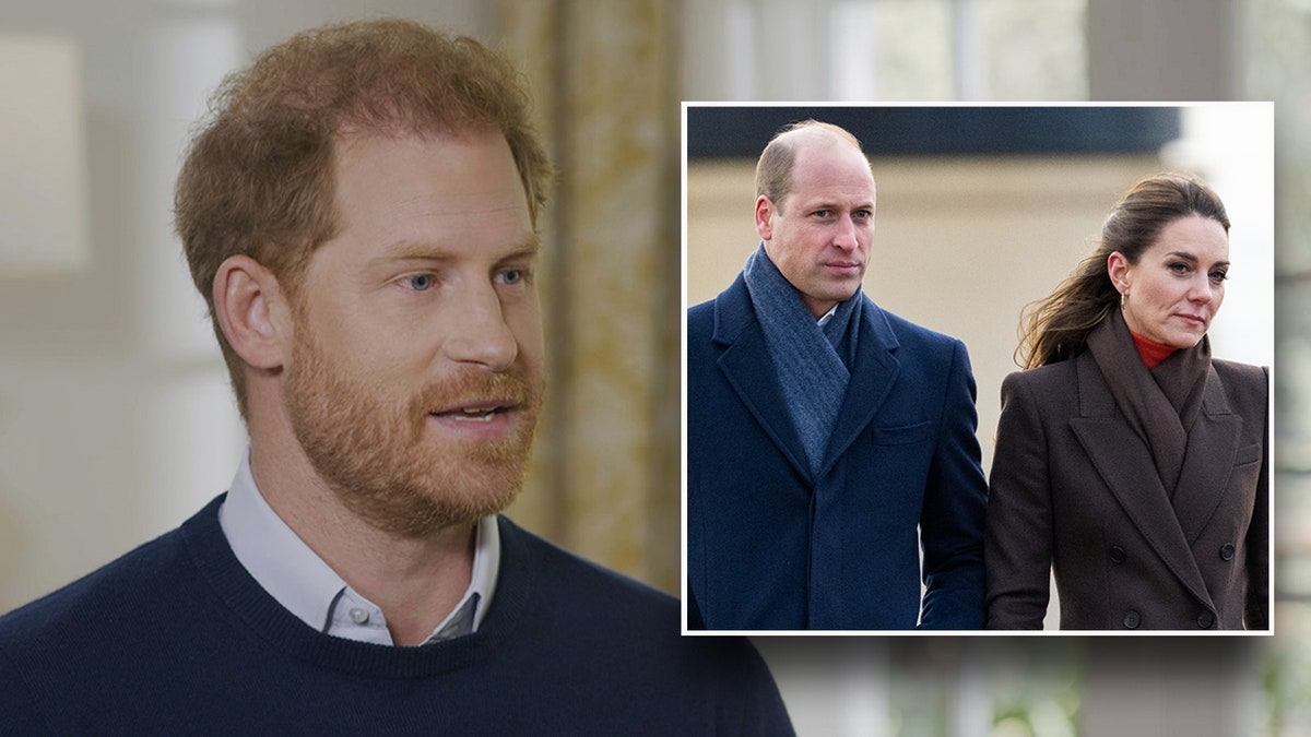 Prince Harry chats Prince William
