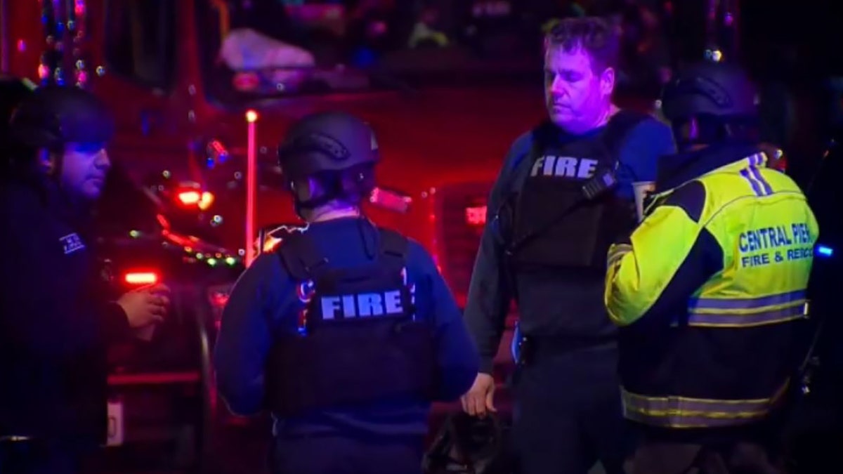 police officers at the scene