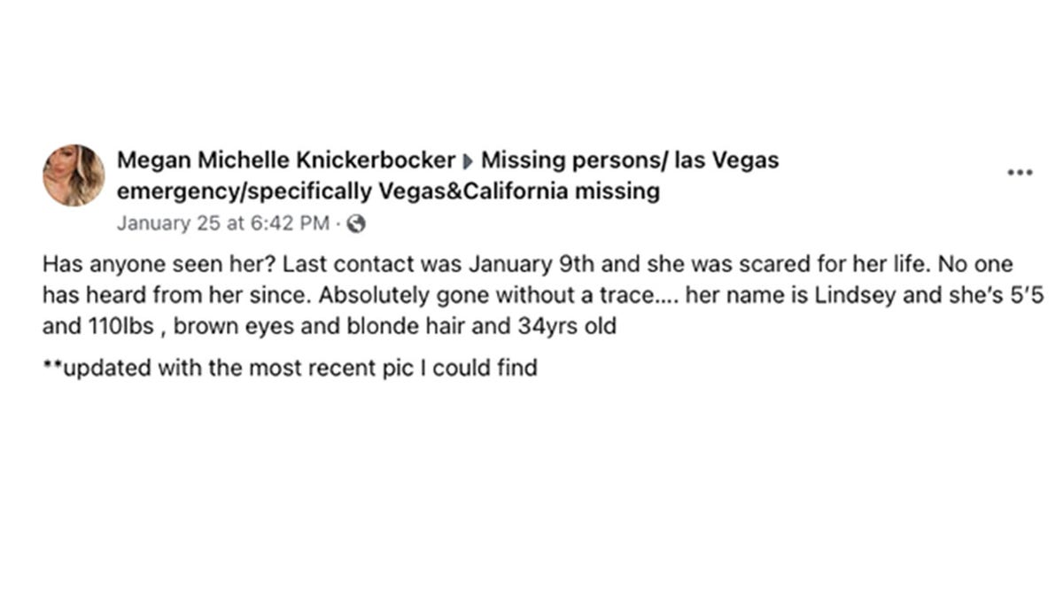 lindsey knickerbocker missing