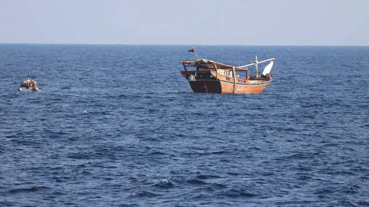 Iranian boat on open waters