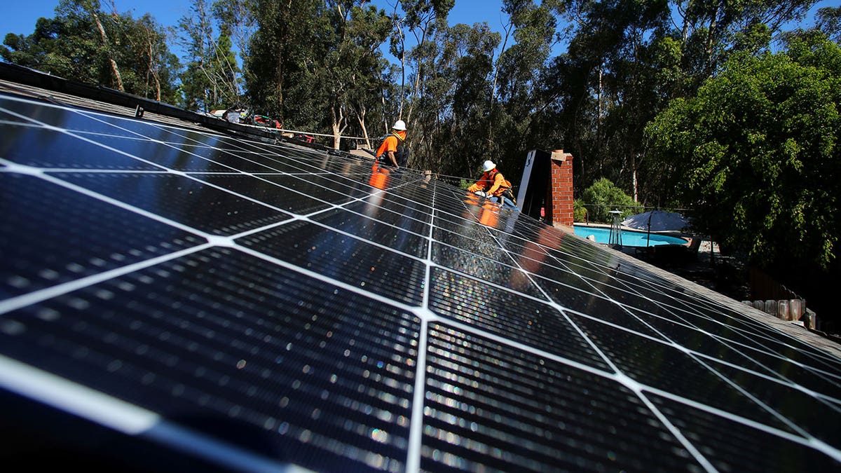 Solar panels in CA