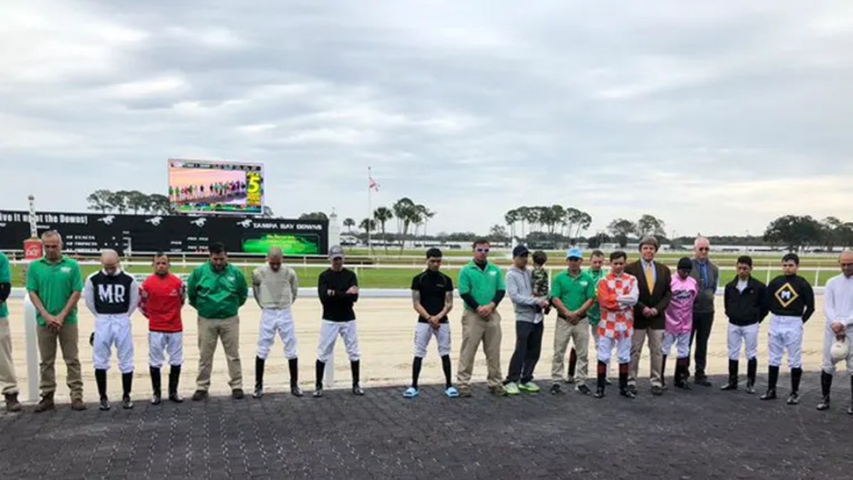 Tampa Bay Downs moment of silence