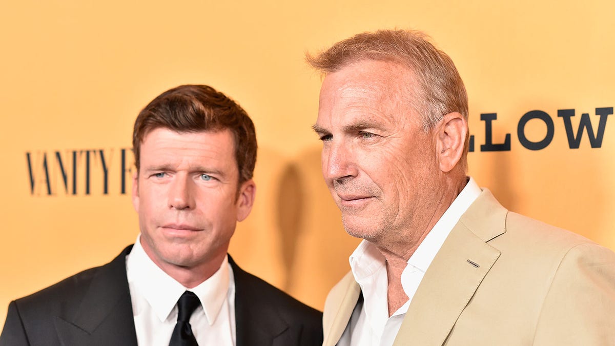 Taylor Sheridan and Kevin Costner