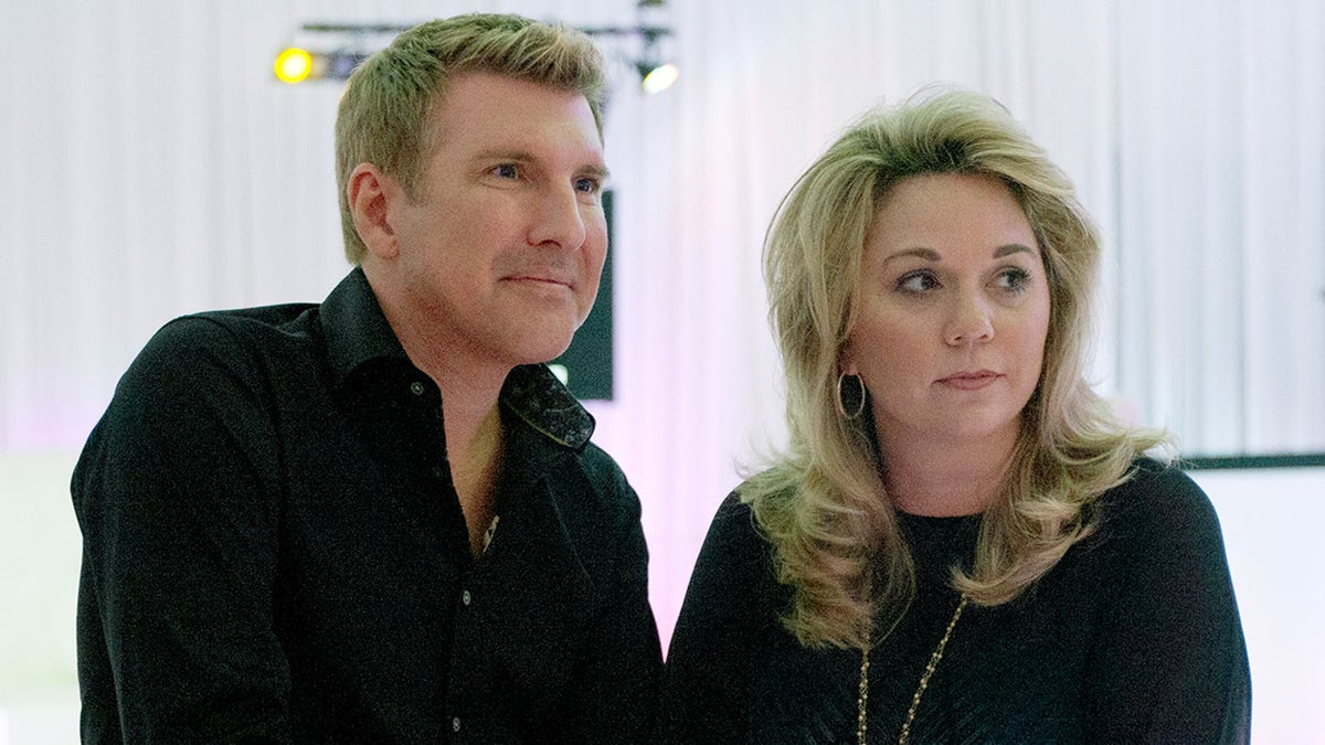 Todd and Julie Chrisley attend a party for their reality TV show