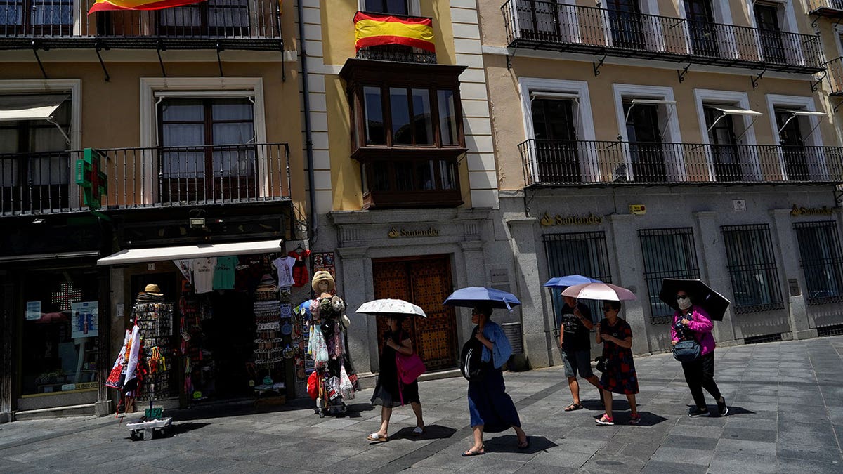 Tourists in Spain