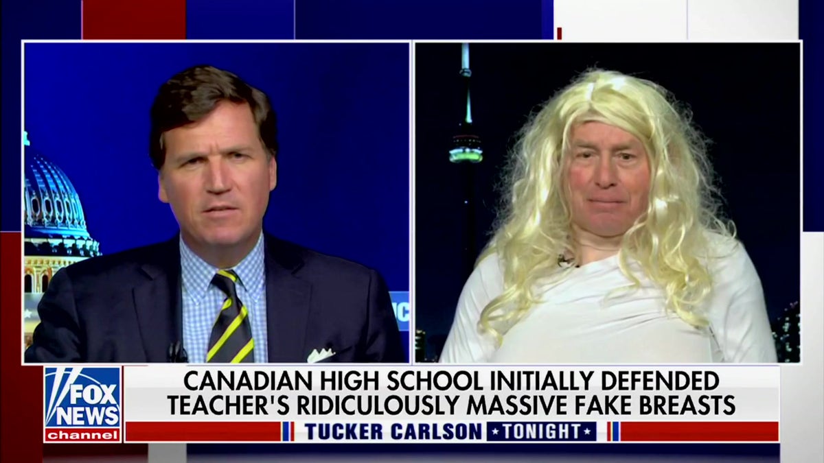 Fox News Host Tucker Carlson Likens Teacher's Prosthetic Breasts