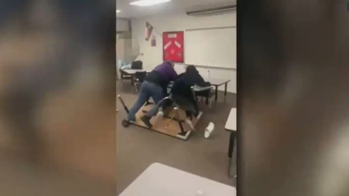 Screengrab from teacher assault