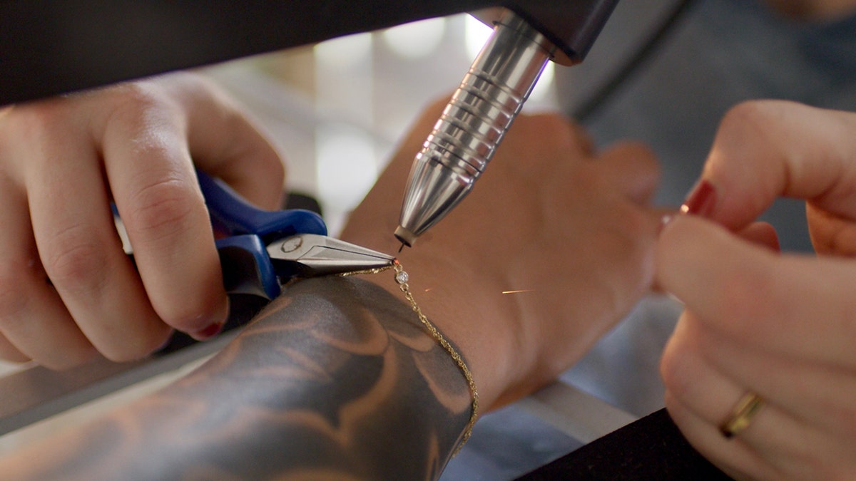 permanent bracelet zapped