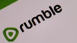 PARIS, FRANCE - JANUARY 12: In this photo illustration, the logo of the social media application Rumble is displayed on the screen of a tablet on January 12, 2021 in Paris, France. After the closure of US President Donald Trump's Twitter account and the social network ‘Parler’, some pro-Trump activists are signing up to other social networks to chat online. (Photo illustration by Chesnot/Getty Images)