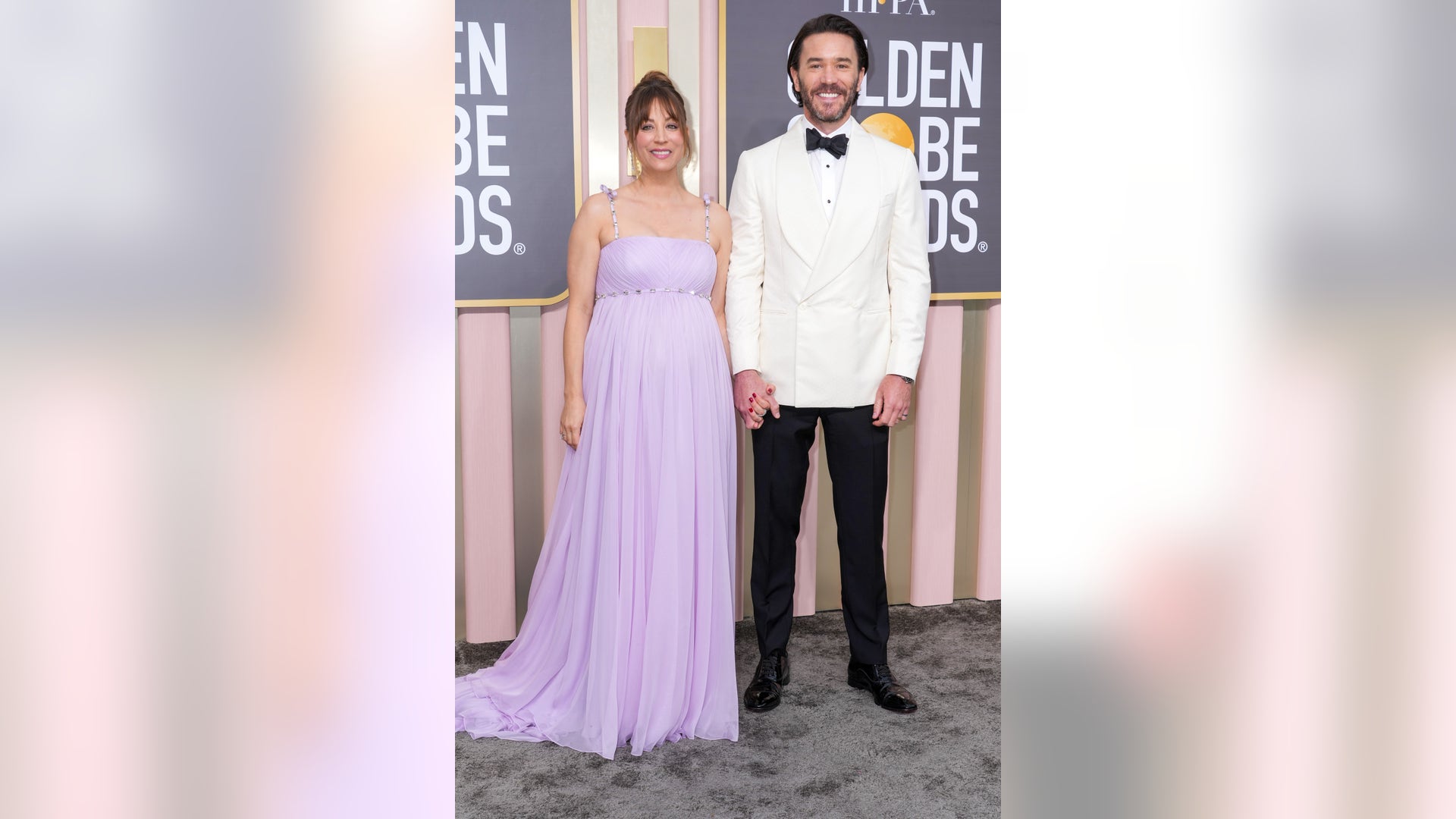 Kaley Cuoco and Tom Pelphrey